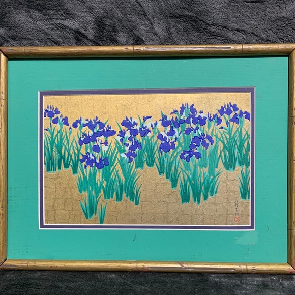 Japanese Field of Iris’ painting